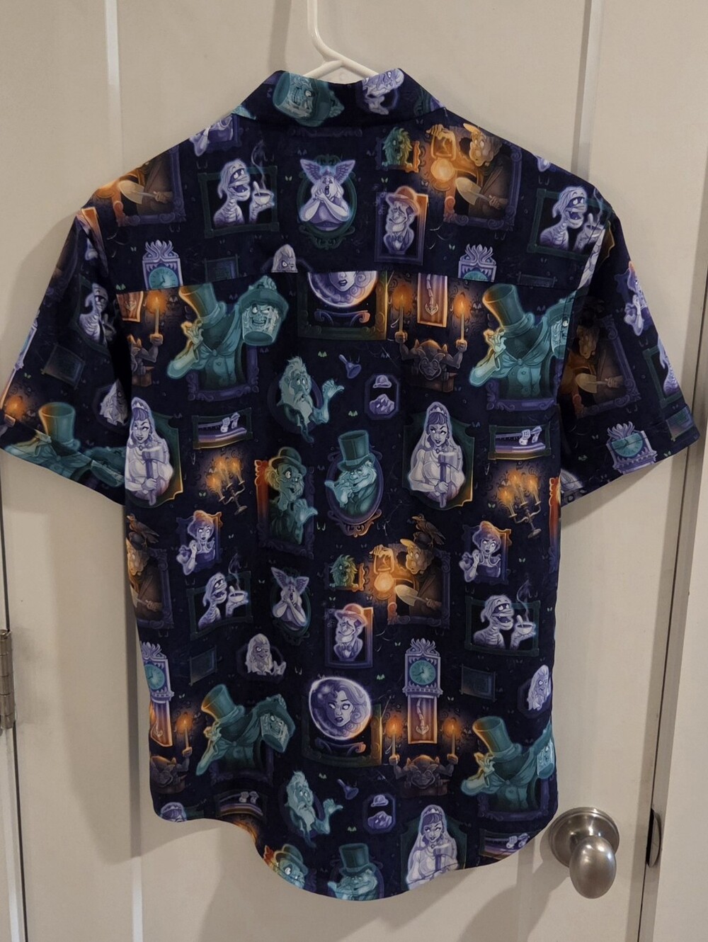 RSVLTS Disney 2025 Haunted Mansion Button-Down Ghosts & Graves Shirt - Size XS - Picture 8 of 11